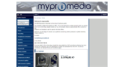 Desktop Screenshot of mypromedia.de