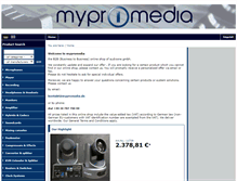 Tablet Screenshot of mypromedia.de